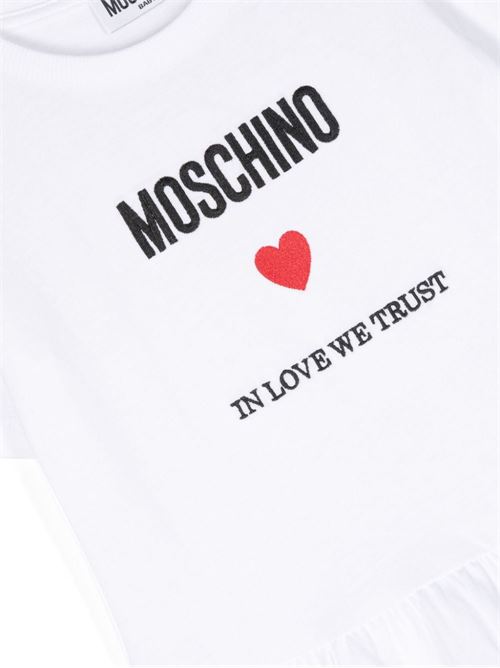 abito bambina manica corta MOSCHINO BABY | MDV0BBLAA2210101